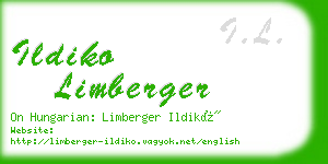 ildiko limberger business card
